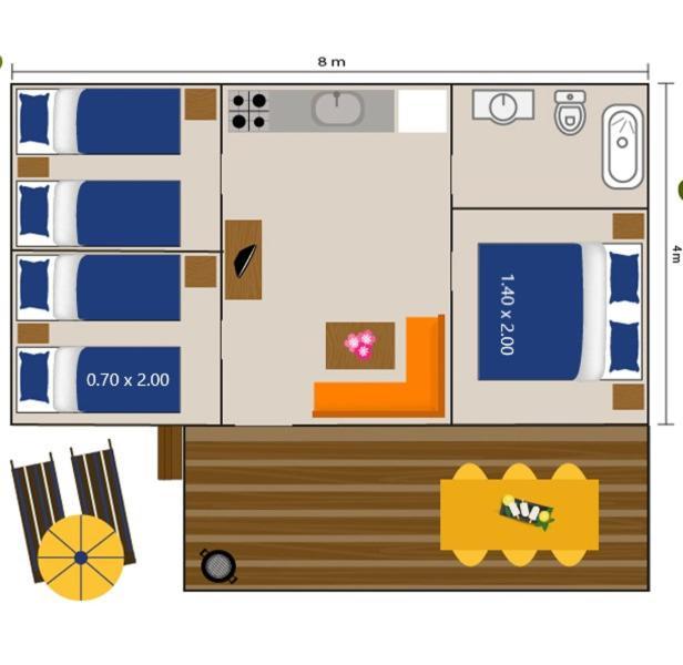Mugeba Easyatent Mobile Home Zelena Laguna חדר תמונה